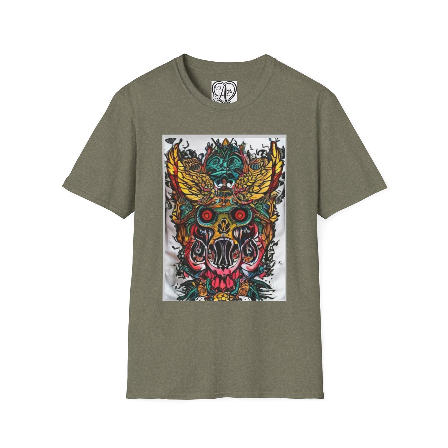 Colorful Graphic Unisex T-Shirt for Art Lovers - Ideal for Festivals and Everyday Wear