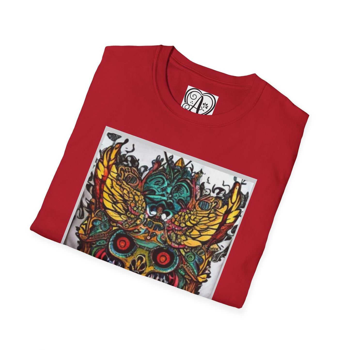 Colorful Graphic Unisex T-Shirt for Art Lovers - Ideal for Festivals and Everyday Wear