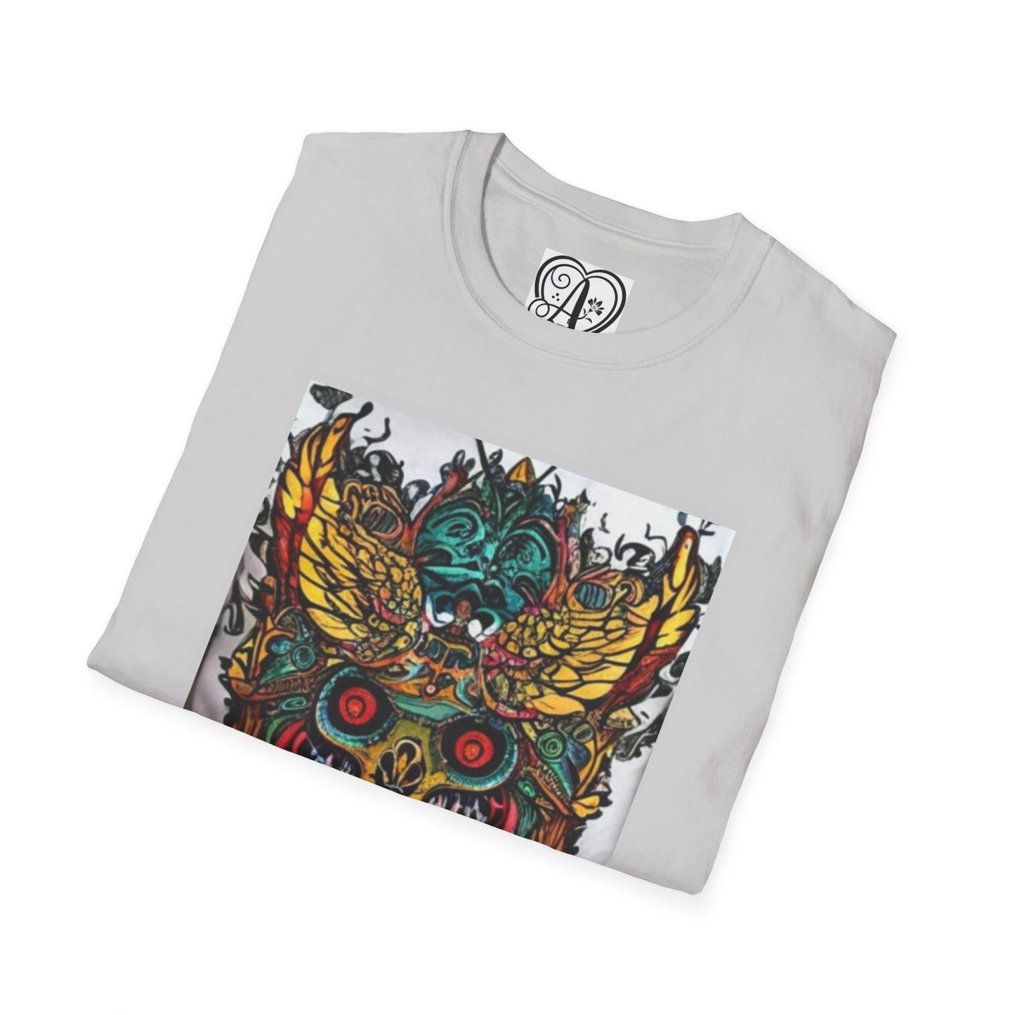 Colorful Graphic Unisex T-Shirt for Art Lovers - Ideal for Festivals and Everyday Wear