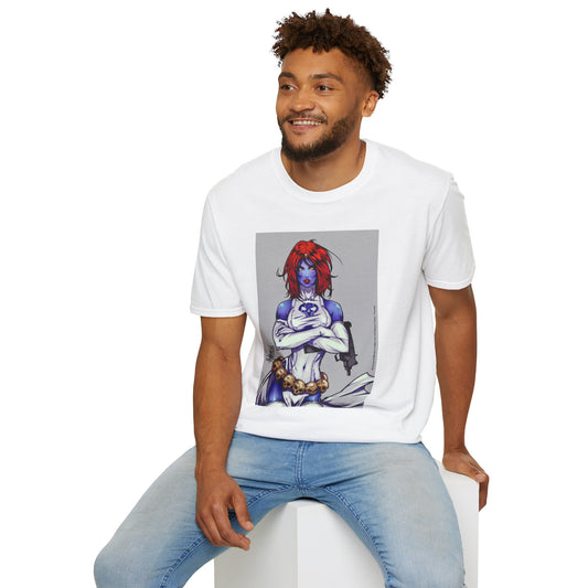 Artistic Unisex Softstyle T-Shirt - Unique Designs for Animal Lovers & Art Enthusiasts