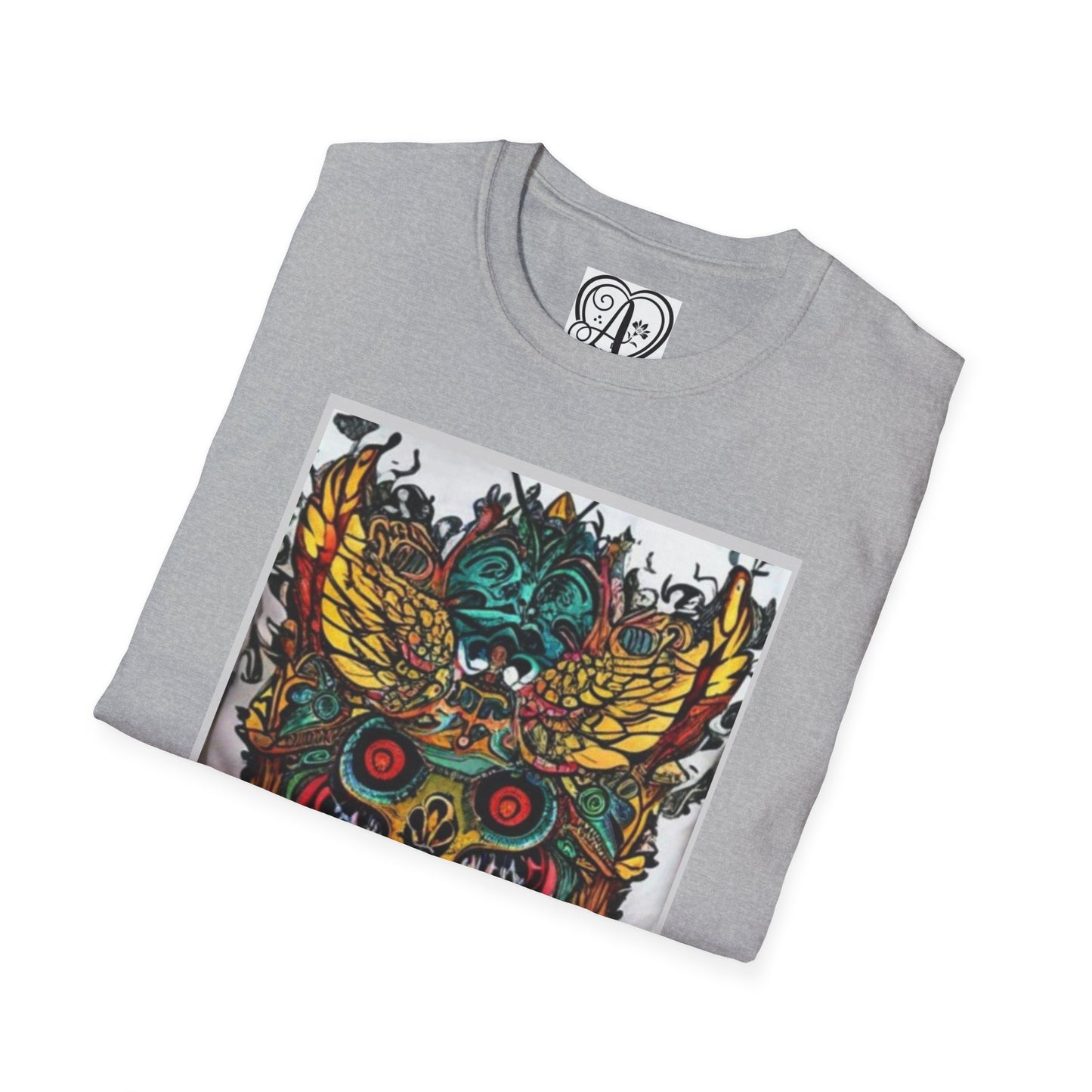 Colorful Graphic Unisex T-Shirt for Art Lovers - Ideal for Festivals and Everyday Wear