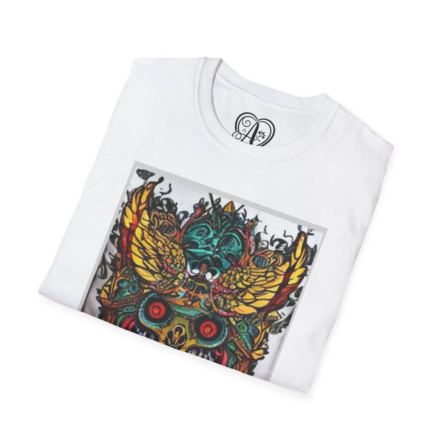 Colorful Graphic Unisex T-Shirt for Art Lovers - Ideal for Festivals and Everyday Wear