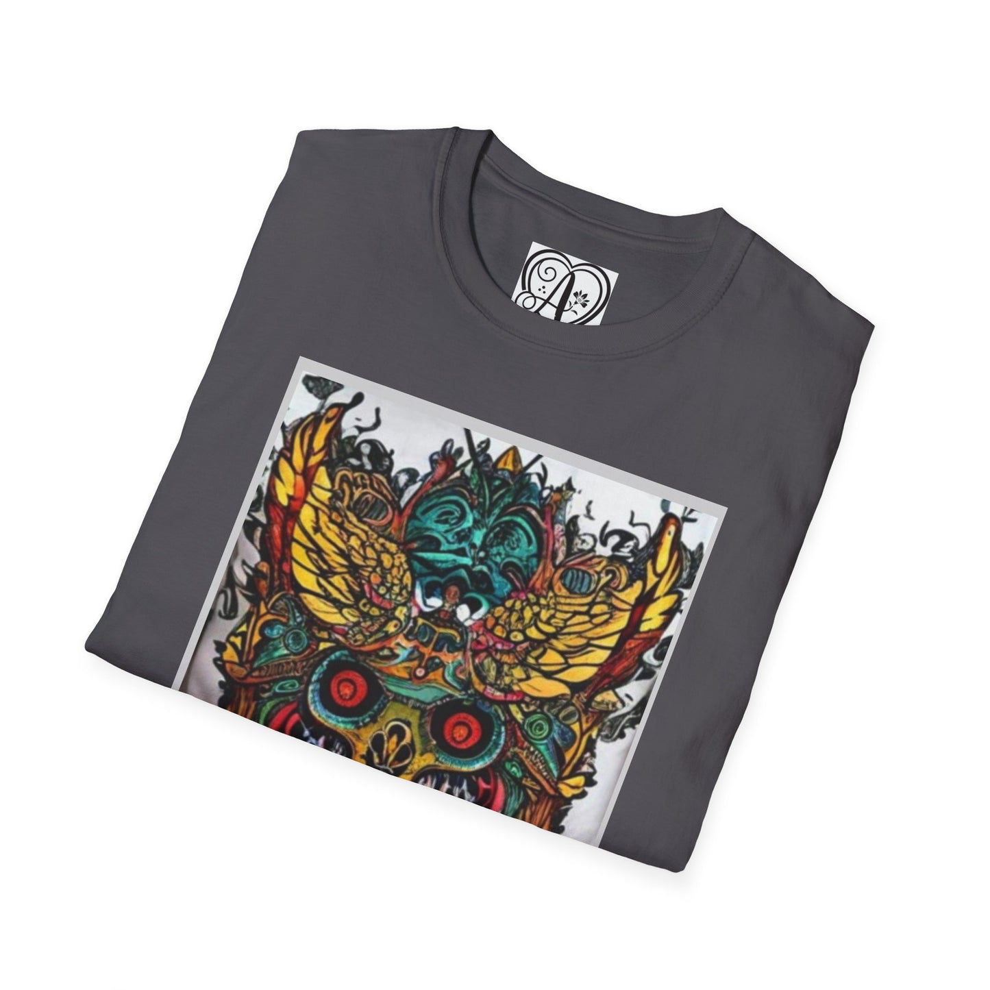 Colorful Graphic Unisex T-Shirt for Art Lovers - Ideal for Festivals and Everyday Wear