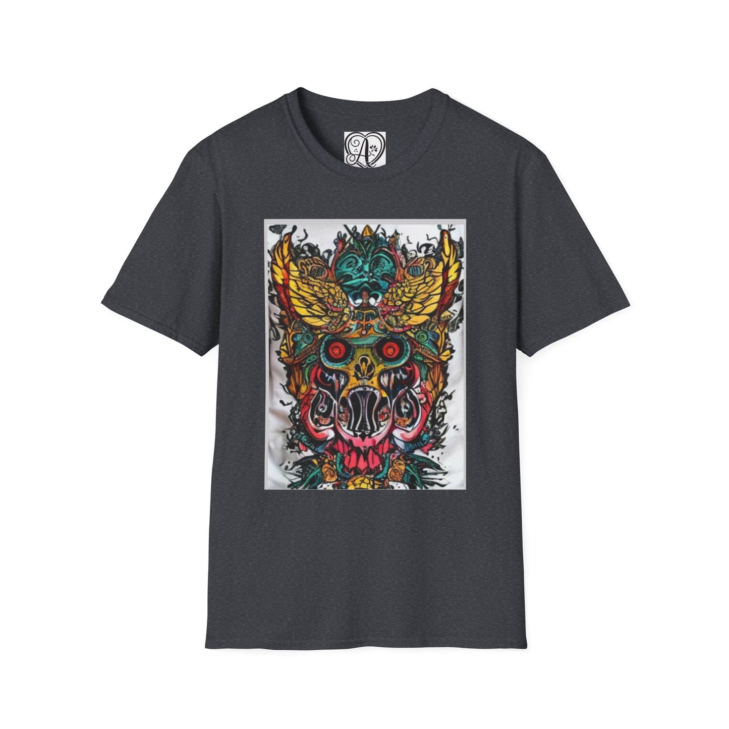 Colorful Graphic Unisex T-Shirt for Art Lovers - Ideal for Festivals and Everyday Wear