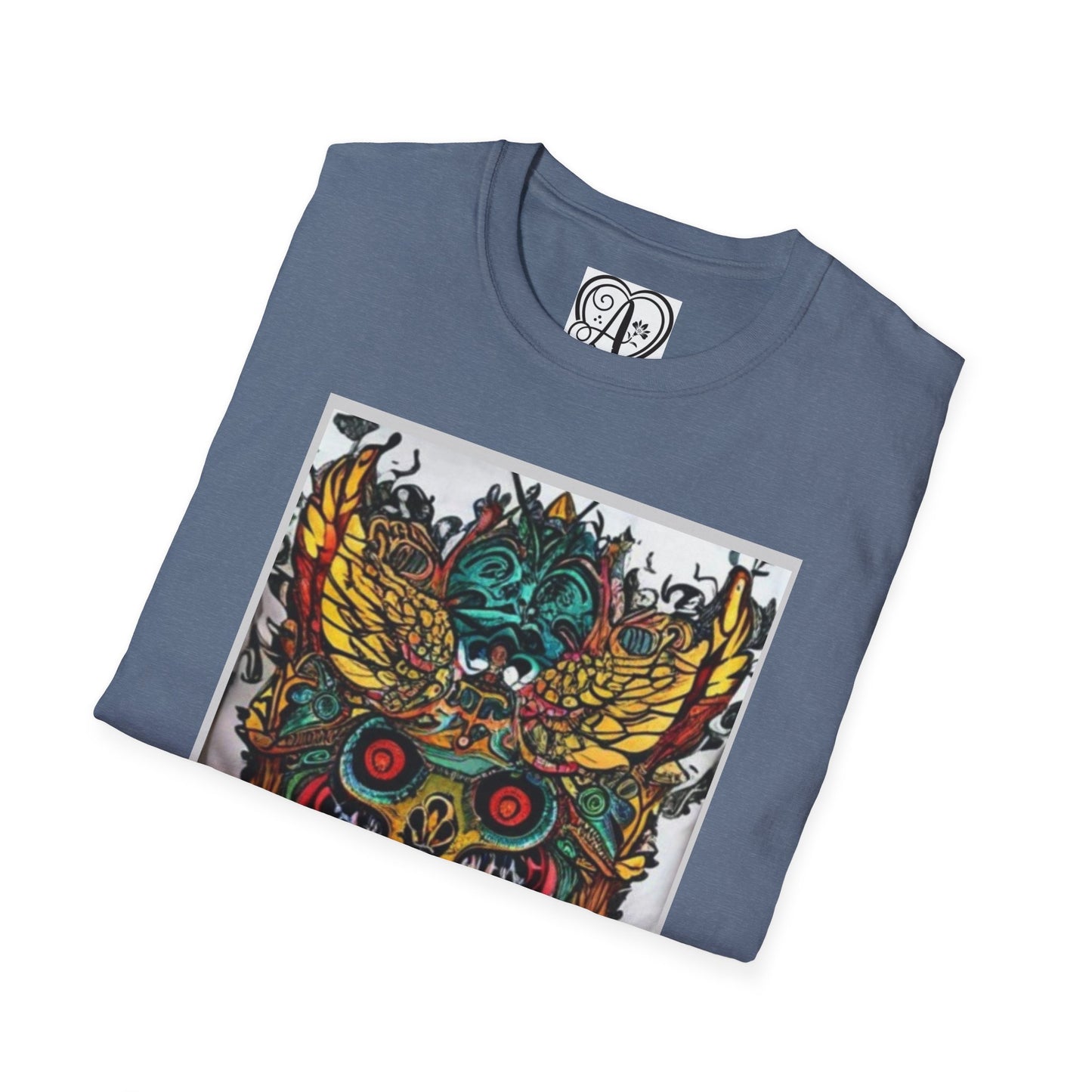 Colorful Graphic Unisex T-Shirt for Art Lovers - Ideal for Festivals and Everyday Wear