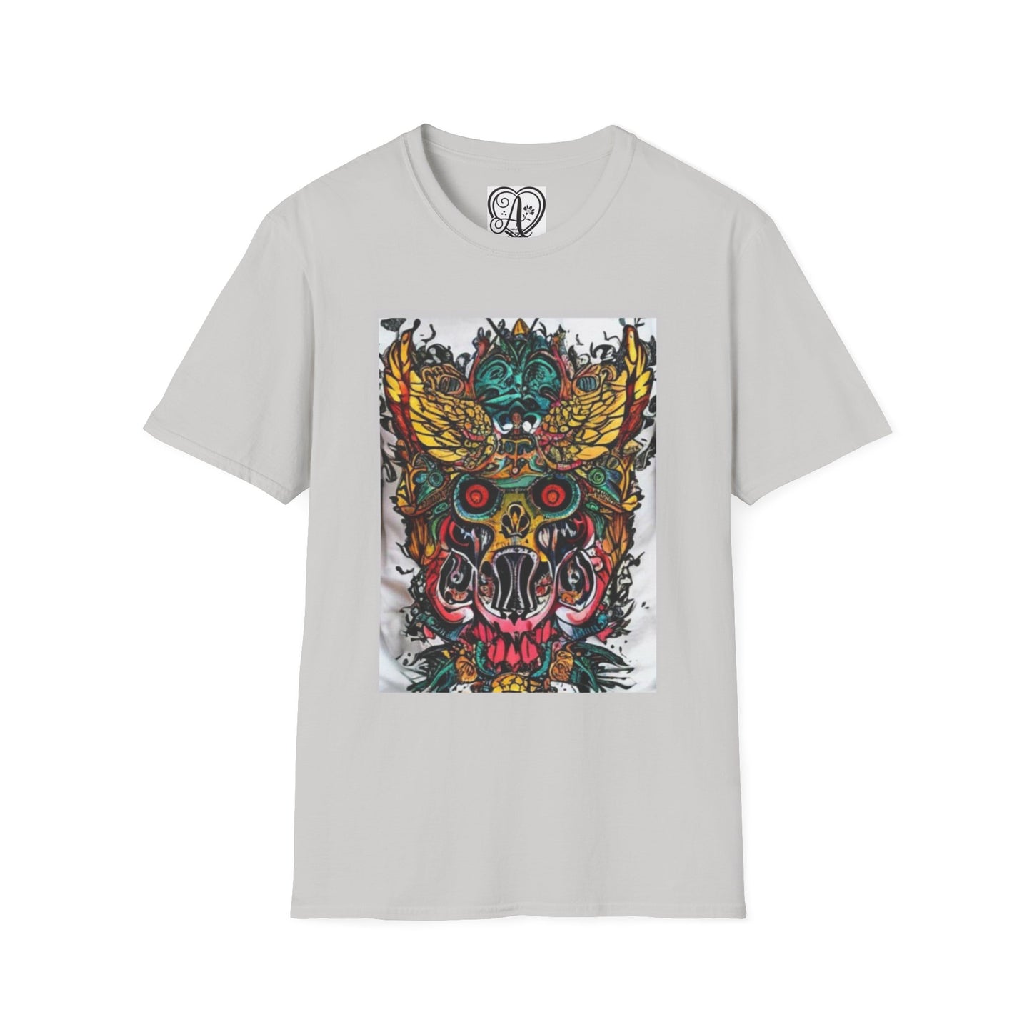 Colorful Graphic Unisex T-Shirt for Art Lovers - Ideal for Festivals and Everyday Wear