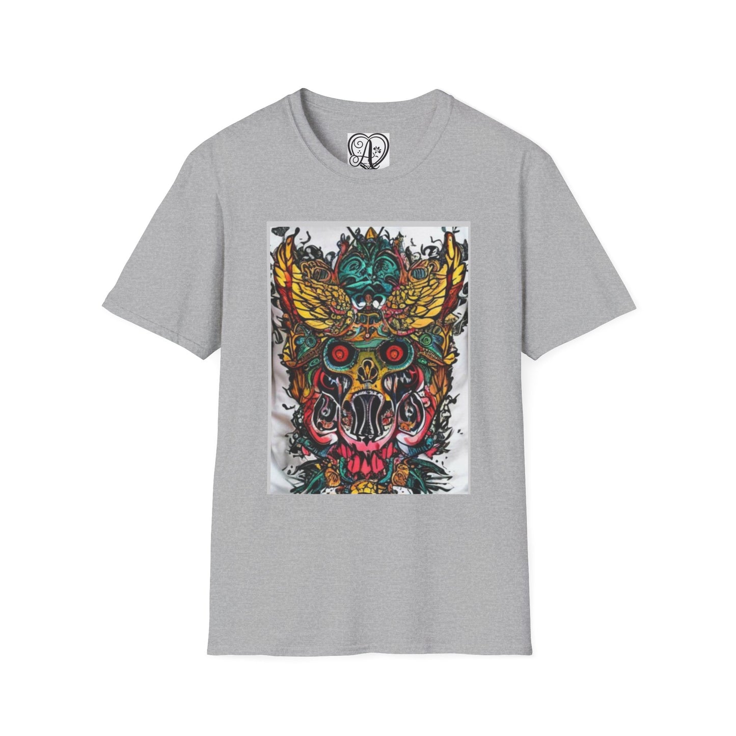 Colorful Graphic Unisex T-Shirt for Art Lovers - Ideal for Festivals and Everyday Wear