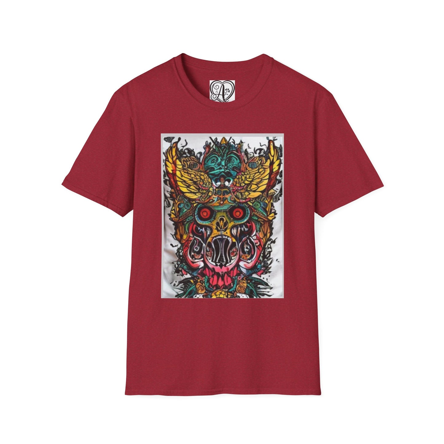 Colorful Graphic Unisex T-Shirt for Art Lovers - Ideal for Festivals and Everyday Wear